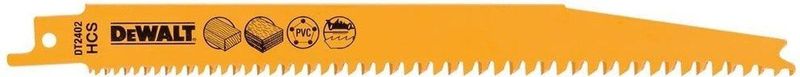 DeWALT DT2402 - Reciprozaagblad - Staal - Bi-metaal - Universele Opname