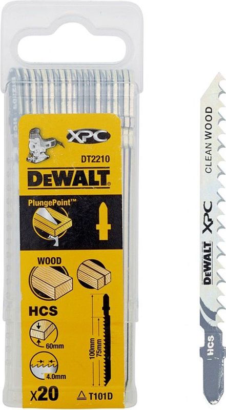 DeWalt - XPC Decoupeerzaagblad - HCS - 100x6x60mm - DT2210-QZ