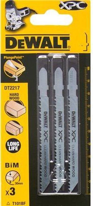 DeWALT XPC-Zaagblad - 100 mm - 3 Stuks - Voor Hout - Premium Staal