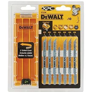 DeWALT DT2296 10 Delig Decoupeerzaagblad Set XPC In Cassette - Hout / Kunststof / Laminaat