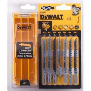 DeWalt Accessoires Cassette 14-delig XPC® zaagbladen voor hout (DT2205 x 3, DT2209 x 3, DT2213 x 3, DT2207 x 1, DT2216 x 1, DT2217 x 1, DT2218 x 1, DT2220 x 1) - DT2298-QZ - DT2298-QZ