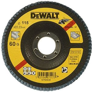 DeWALT DT3256 Lamellenschijf gebogen 115mm K60