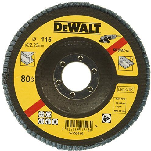 DeWALT DT3257 Lamellenschijf gebogen 115mm K80