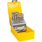 DeWALT DT5929 Metaalborenset HSS-G - 29-delig - Staal - In Cassette