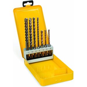 DEWALT XLR SDS Plus Hamerboorset - 7-delig - Hardmetalen Kop - Metalen Cassette