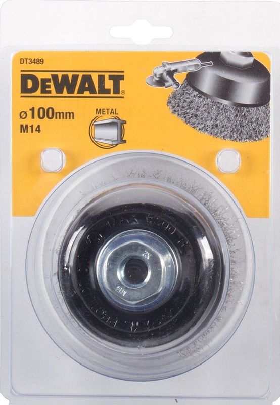 Dewalt - Draadborstel - Gegolfd - 26 mm Draadlengte - 100 mm Diameter - M14