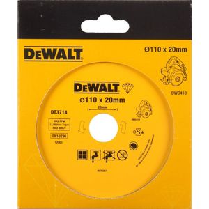 Dewalt DT3714-QZ diamantslijpschijf 110x20.0mm, tegels