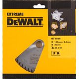 DeWalt Accessoires Cirkelzaagblad (accu/invalzaag), 165x20x48t, trapezium, kerf 2,0mm, Laminaten - DT1086-QZ - DT1086-QZ