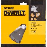 DeWalt Accessoires Cirkelzaagblad (accu/invalzaag), 165x20x18t, wisseltand, kerf 2,0mm, Snel langszagen - DT1089-QZ - DT1089-QZ