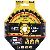 DeWALT Zaagblad EXTREME - 165 x 20 mm - 24 Tanden - Hout - ATB