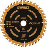 DeWALT Zaagblad - 165 x 20 mm - 40 Tanden - Aluminium - ATB +20°