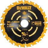DeWalt DT10304 Extreme Cirkelzaagblad - 190 x 30 x 24T - Hout (Met nagels)