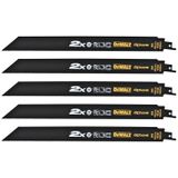 DeWALT - Bimetaalzaagblad - 305 mm - 5 Stuks - HCS-Legering