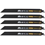 DeWALT - Bimetaalzaagblad - 305 mm - 5 Stuks - HCS-Legering