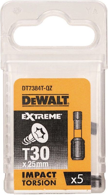 Dewalt - DT7384T - Schroefbit - T30 - 5 Stuks - Extreme Flextorq