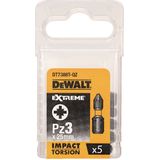 Dewalt - Extreme Impact Torsion Schroefbits - 25mm - 5 Stuks