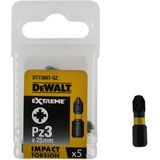 Dewalt - Extreme Impact Torsion Schroefbits - 25mm - 5 Stuks
