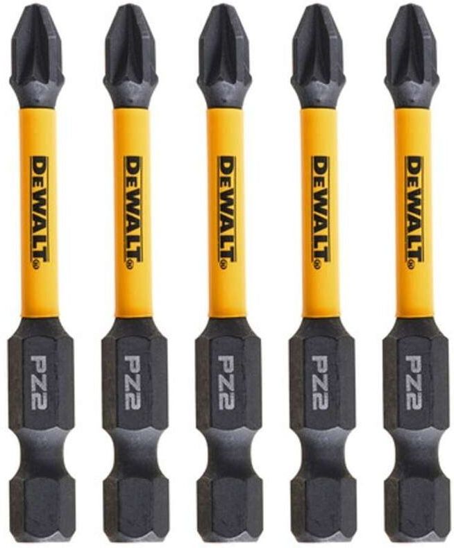 Dewalt - Extreme Impact Torsion Schroefbits - 57mm - PZ2 - 5 Stuks