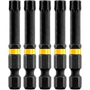 DeWALT DT7399T Extreme Impact Torsion Schroefbits T40 50mm 5 Stuks