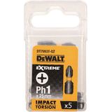 Dewalt - Extreme Impact Torsion Schroefbits - 25mm - 5 Stuks