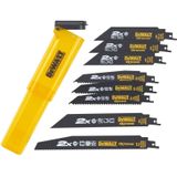 DeWalt Accessoires 8-delige set 2X BiM reciprozaagbladen (3x DT2300L-QZ, 3x DT2407L-QZ, 1x DT2308L-QZ, 1x DT2408L-QZ) - DT2443L-QZ - DT2443L-QZ