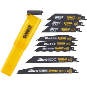 DeWalt Accessoires 8-delige set 2X BiM reciprozaagbladen (3x DT2300L-QZ, 3x DT2407L-QZ, 1x DT2308L-QZ, 1x DT2408L-QZ) - DT2443L-QZ - DT2443L-QZ