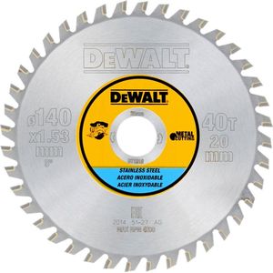 DeWalt DT1918-QZ - Cirkelzaagblad - Inox/RVS - 140 mm - 40 Tanden