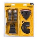 DeWALT DT20731 MultiTool zaagbladen & schuurpapier 8-dlg. Set