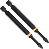 DeWALT DT70566T Extreme Impact Torsion Schroefbits PZ2 85mm 2 Stuks