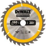 DeWalt - DT1932-QZ - Cirkelzaagblad - 160mm - 30 Tanden - Asgat 20mm