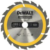 DeWalt DT1933 Cirkelzaagblad - 165 mm - Hout - Carbide Tanden