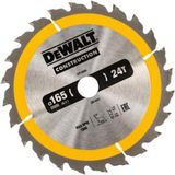 DeWALT DT1934 Cirkelzaagblad - 165mm - Hout - 24 Tanden