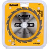 DeWalt - DT1936-QZ - Cirkelzaagblad - 165mm - 18 Tanden - Standaard