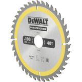 DeWalt DT1945 Cirkelzaagblad - 190 x 30 x 40T - Hout en Non-ferro metaal