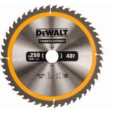 DeWalt DT1957 Extreme Cirkelzaagblad - 250 x 30 x 48T - Hout (Met nagels)