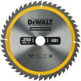 DeWalt DT1957 Extreme Cirkelzaagblad - 250 x 30 x 48T - Hout (Met nagels)
