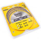 DeWALT DT1962 Cirkelzaagbladen Set - 216 mm - 24T/40T - Hout en Aluminium