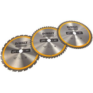 DeWALT DT1964 Cirkelzaagbladen Set 305mm (24T/48T/60T 305 x 30mm)