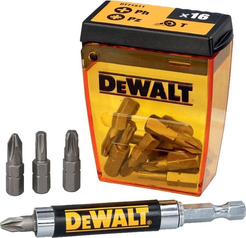 DeWalt - DT71511-QZ - Accessoires Set - 15-Delig - Schroefgeleider