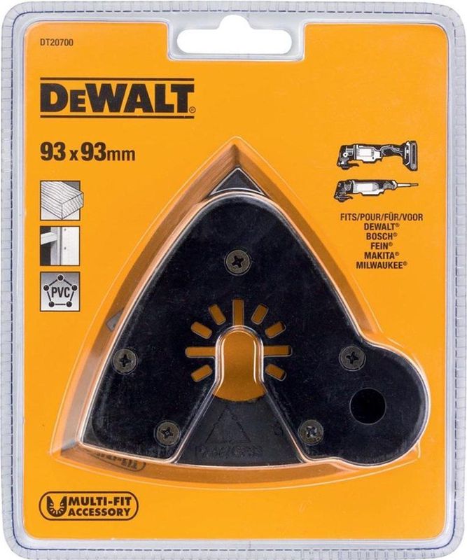 DeWALT - DT20700 - Multitool Schuurplateau - 93x93x93mm