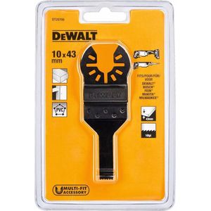 Dewalt Multi-Tool Titanium zaagblad DT20702 (55 x 44 mm, met multi-fit- opname, voor gebruik in hout, hout met spijkers, kunststof en gipsplaat