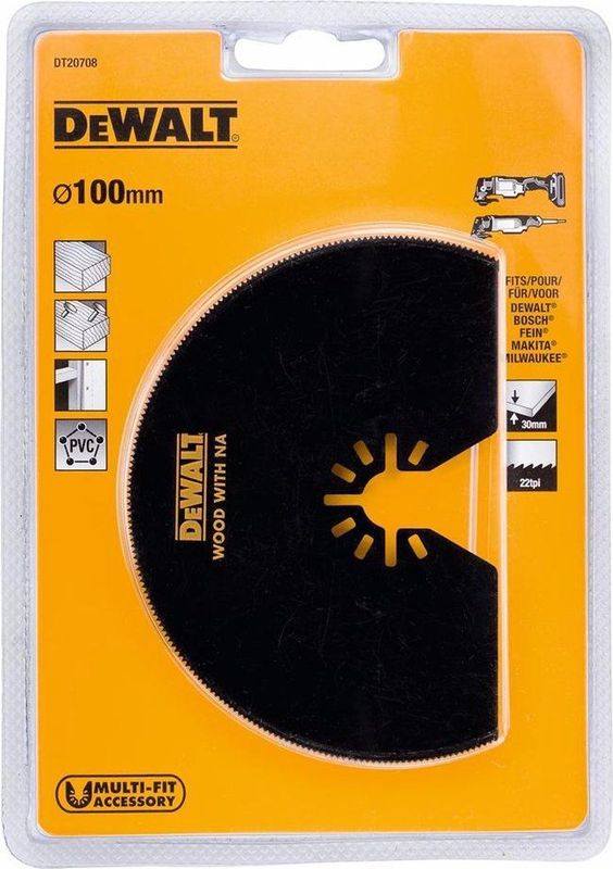 Dewalt - Dt20708 - Segmentzaagblad - Hout - Bim - 100mm