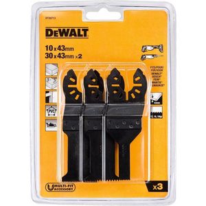DeWALT DT20713 - Multitool Zaagbladen Set - 3 Delig - Universeel