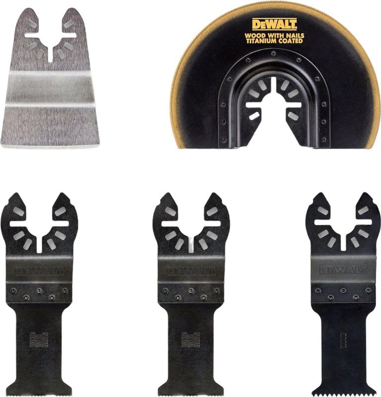 DeWalt DT20715 5 delige multitool universele zaagbladenset