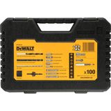DeWalt - DT71563-QZ - 100-delige Schroef- en Borenaccessoireset - HSS - Staal