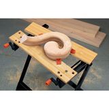 BLACK+DECKER Workmate WM301 Werkbank - Zwart - Opvouwbaar - 760 mm Hoog