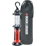 Black+Decker Werklamp - 14-LED - Rood - Kunststof