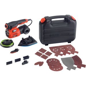 BLACK+DECKER KA280K-QS Multischuurmachine - 220W - 19 Accessoires - Opbergkoffer