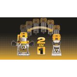 DeWALT Bovenfrees D26204K - 900W - 6 t/m 8 mm - D26204K-QS