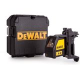 DeWALT DW088K Zelfnivellerende kruis-/lijnlaser in koffer - 2 lijnen - Rood - 15m